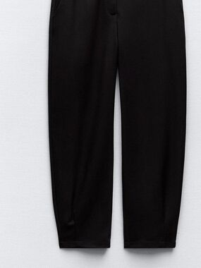 Zara Black Women's Tailored Tapered Pants
